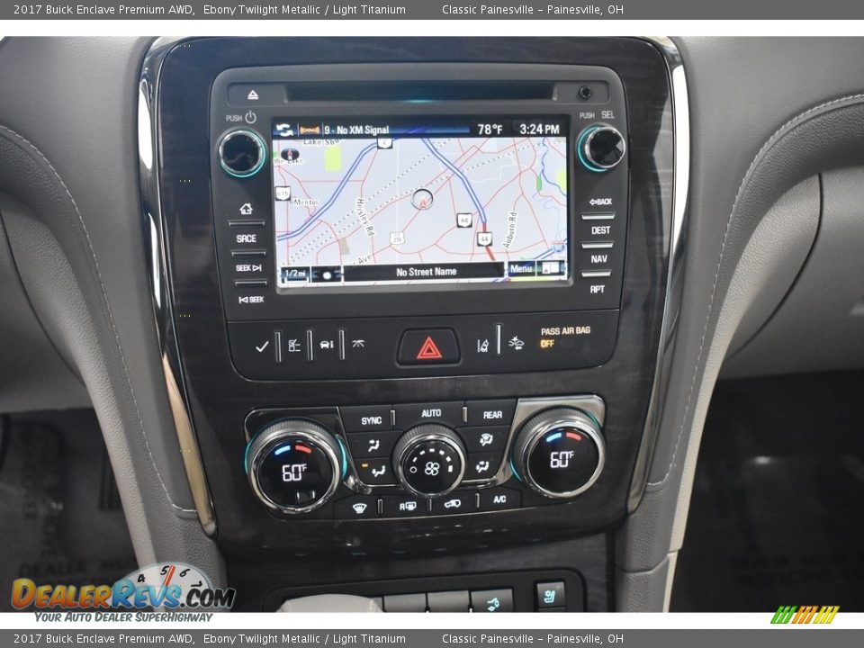 2017 Buick Enclave Premium AWD Ebony Twilight Metallic / Light Titanium Photo #15