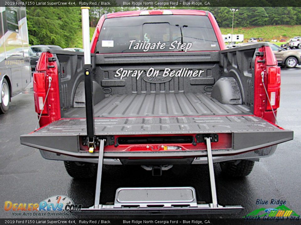 2019 Ford F150 Lariat SuperCrew 4x4 Ruby Red / Black Photo #13