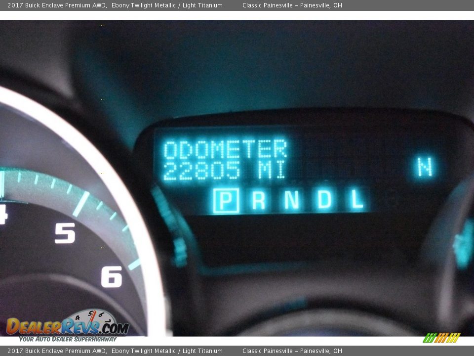 2017 Buick Enclave Premium AWD Ebony Twilight Metallic / Light Titanium Photo #18