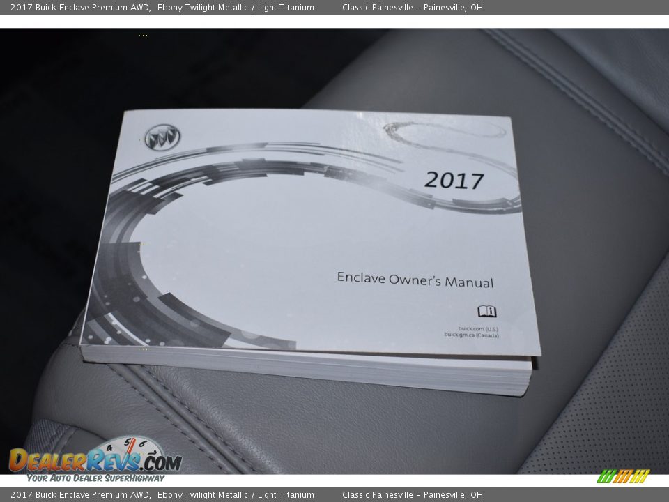 2017 Buick Enclave Premium AWD Ebony Twilight Metallic / Light Titanium Photo #19