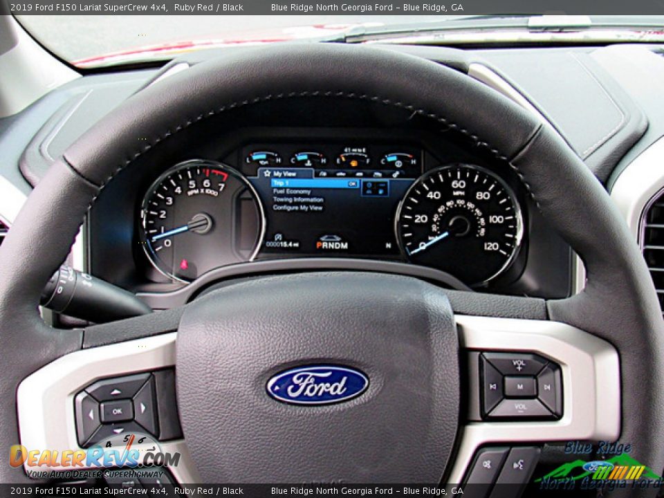 2019 Ford F150 Lariat SuperCrew 4x4 Ruby Red / Black Photo #14