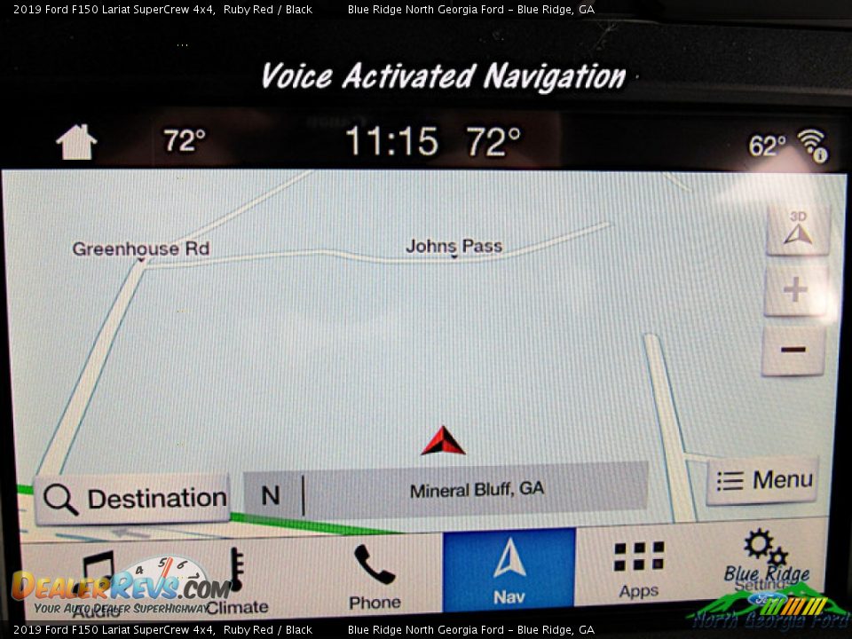 2019 Ford F150 Lariat SuperCrew 4x4 Ruby Red / Black Photo #17