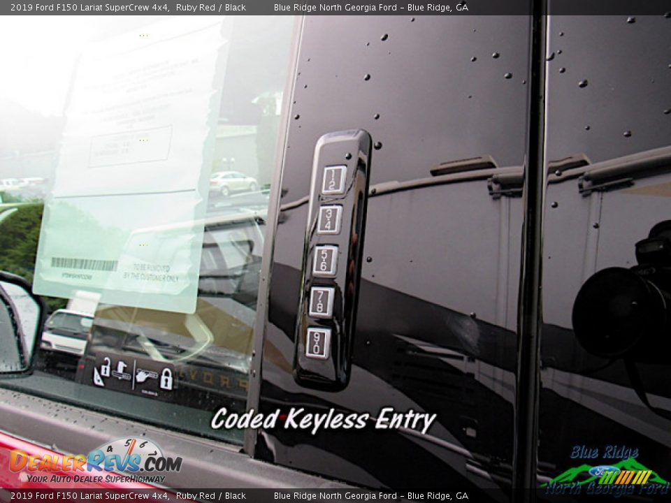 2019 Ford F150 Lariat SuperCrew 4x4 Ruby Red / Black Photo #26