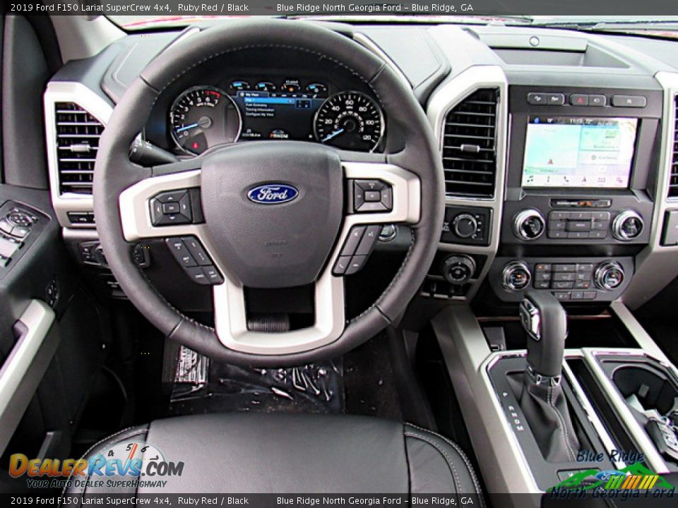 2019 Ford F150 Lariat SuperCrew 4x4 Ruby Red / Black Photo #27