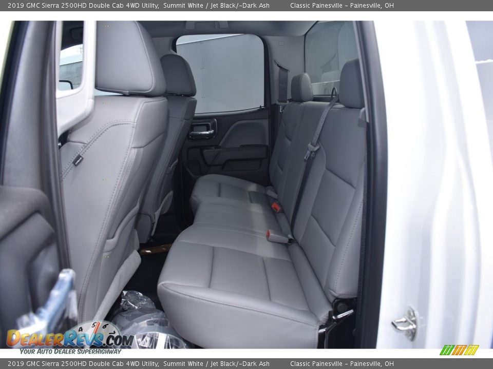2019 GMC Sierra 2500HD Double Cab 4WD Utility Summit White / Jet Black/­Dark Ash Photo #6
