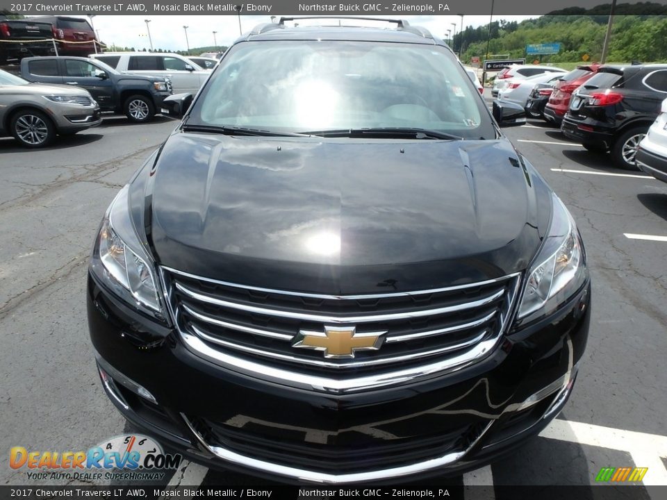 2017 Chevrolet Traverse LT AWD Mosaic Black Metallic / Ebony Photo #3