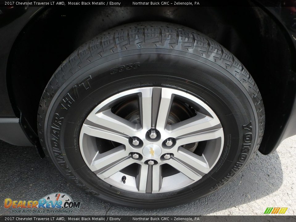 2017 Chevrolet Traverse LT AWD Mosaic Black Metallic / Ebony Photo #13