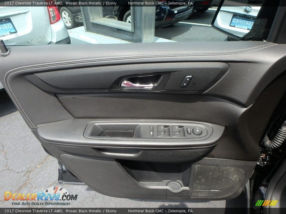 2017 Chevrolet Traverse LT AWD Mosaic Black Metallic / Ebony Photo #21