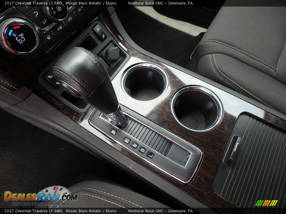 2017 Chevrolet Traverse LT AWD Mosaic Black Metallic / Ebony Photo #23