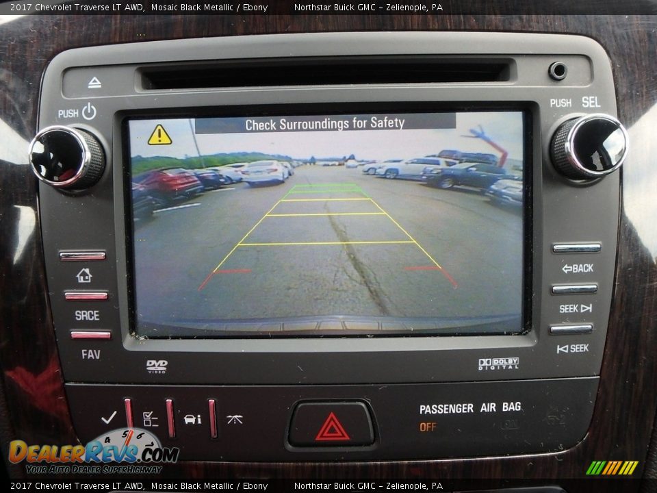 2017 Chevrolet Traverse LT AWD Mosaic Black Metallic / Ebony Photo #27