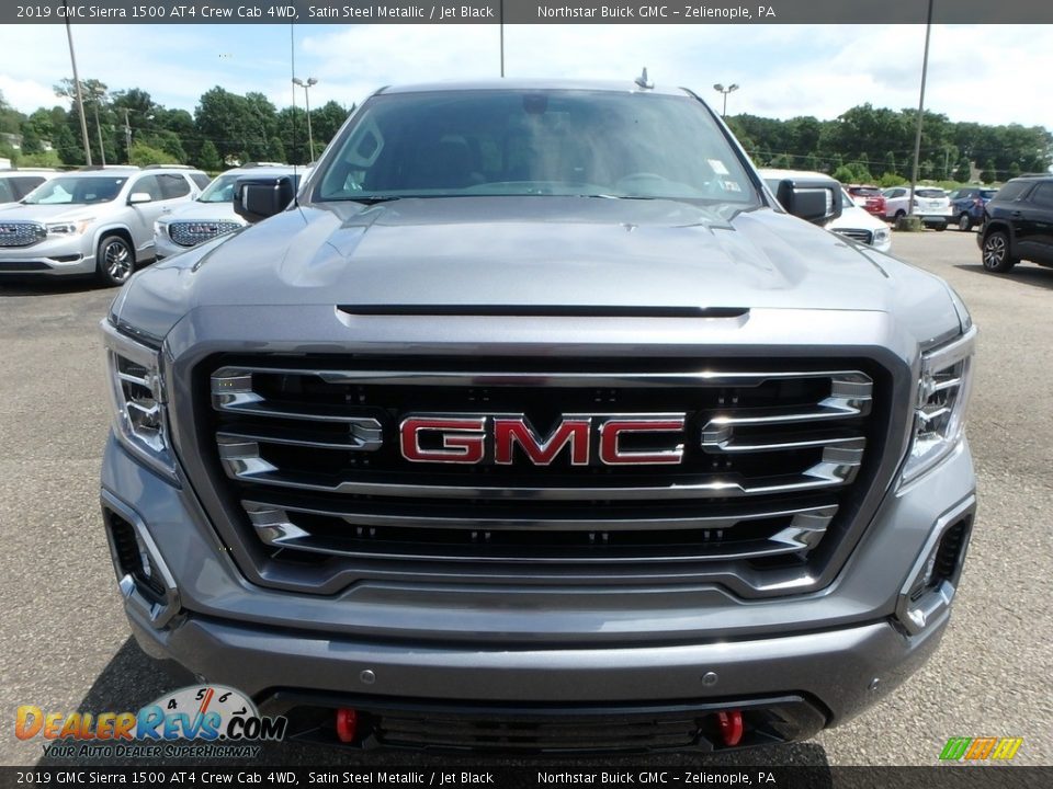 2019 GMC Sierra 1500 AT4 Crew Cab 4WD Satin Steel Metallic / Jet Black Photo #2