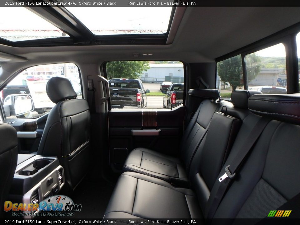 2019 Ford F150 Lariat SuperCrew 4x4 Oxford White / Black Photo #12