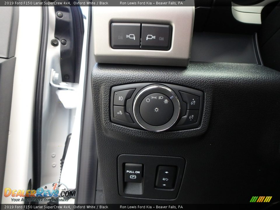 2019 Ford F150 Lariat SuperCrew 4x4 Oxford White / Black Photo #20