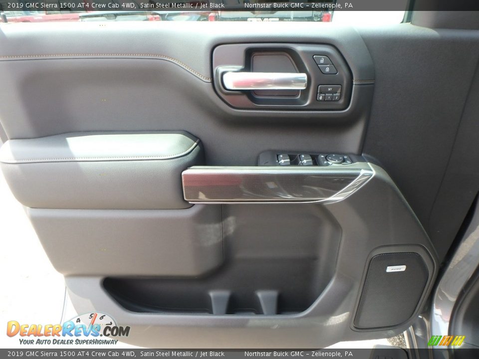 2019 GMC Sierra 1500 AT4 Crew Cab 4WD Satin Steel Metallic / Jet Black Photo #14