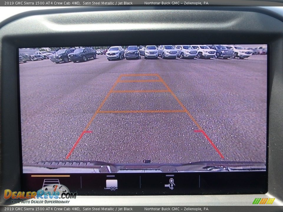 2019 GMC Sierra 1500 AT4 Crew Cab 4WD Satin Steel Metallic / Jet Black Photo #19