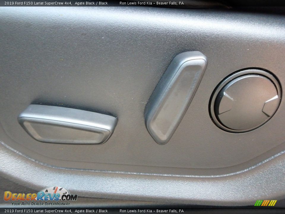 2019 Ford F150 Lariat SuperCrew 4x4 Agate Black / Black Photo #15