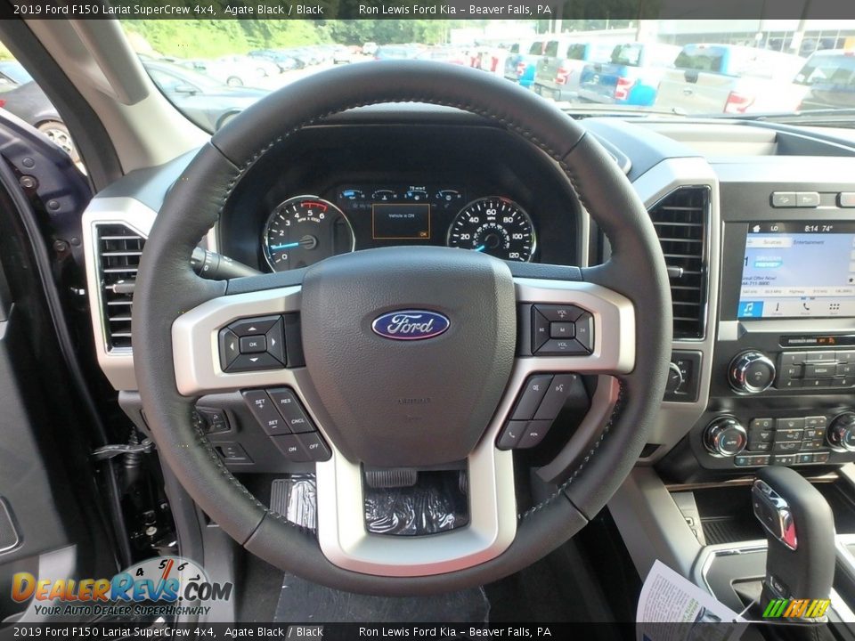2019 Ford F150 Lariat SuperCrew 4x4 Steering Wheel Photo #16