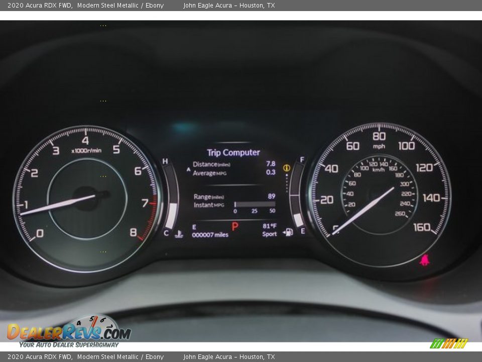 2020 Acura RDX FWD Gauges Photo #33