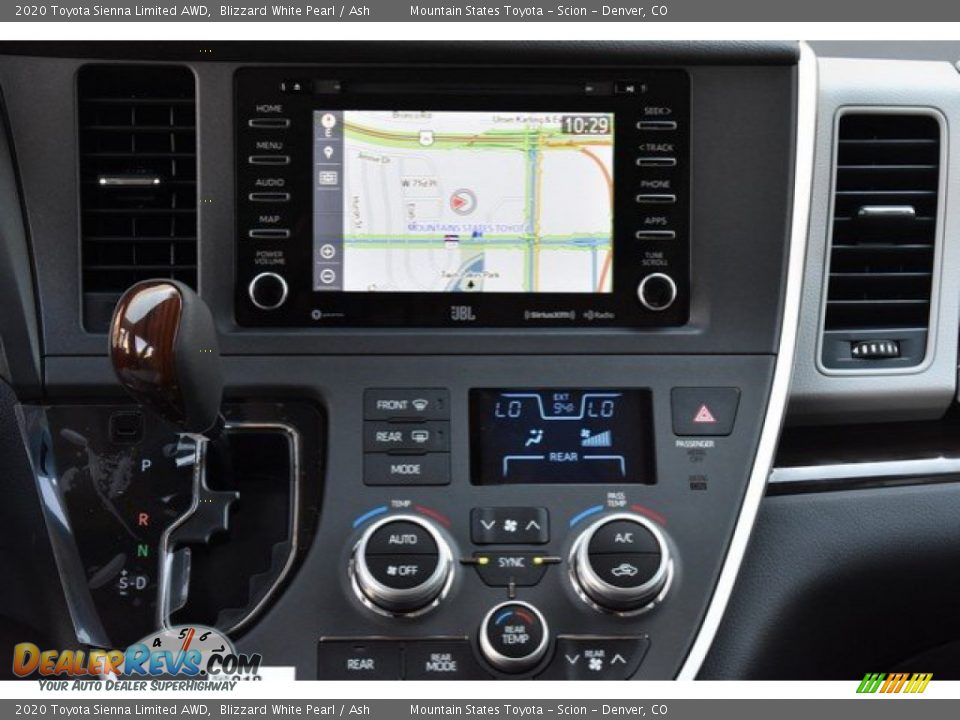 2020 Toyota Sienna Limited AWD Blizzard White Pearl / Ash Photo #9
