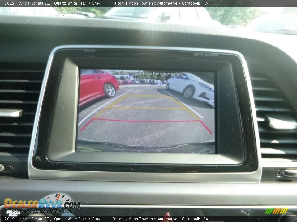 2019 Hyundai Sonata SEL Quartz White Pearl / Gray Photo #14