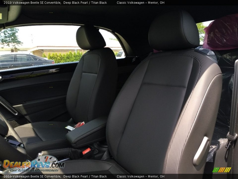 2019 Volkswagen Beetle SE Convertible Deep Black Pearl / Titan Black Photo #3