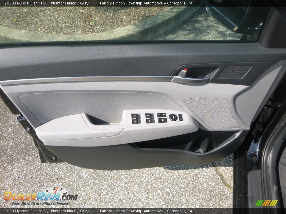 2020 Hyundai Elantra SE Phantom Black / Gray Photo #11