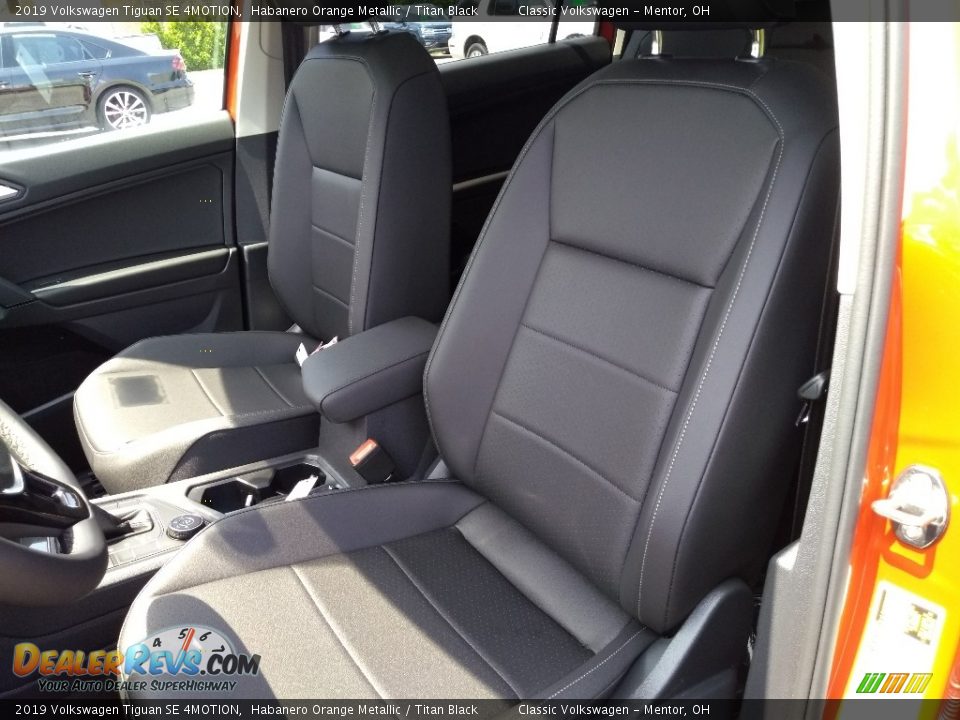 2019 Volkswagen Tiguan SE 4MOTION Habanero Orange Metallic / Titan Black Photo #3