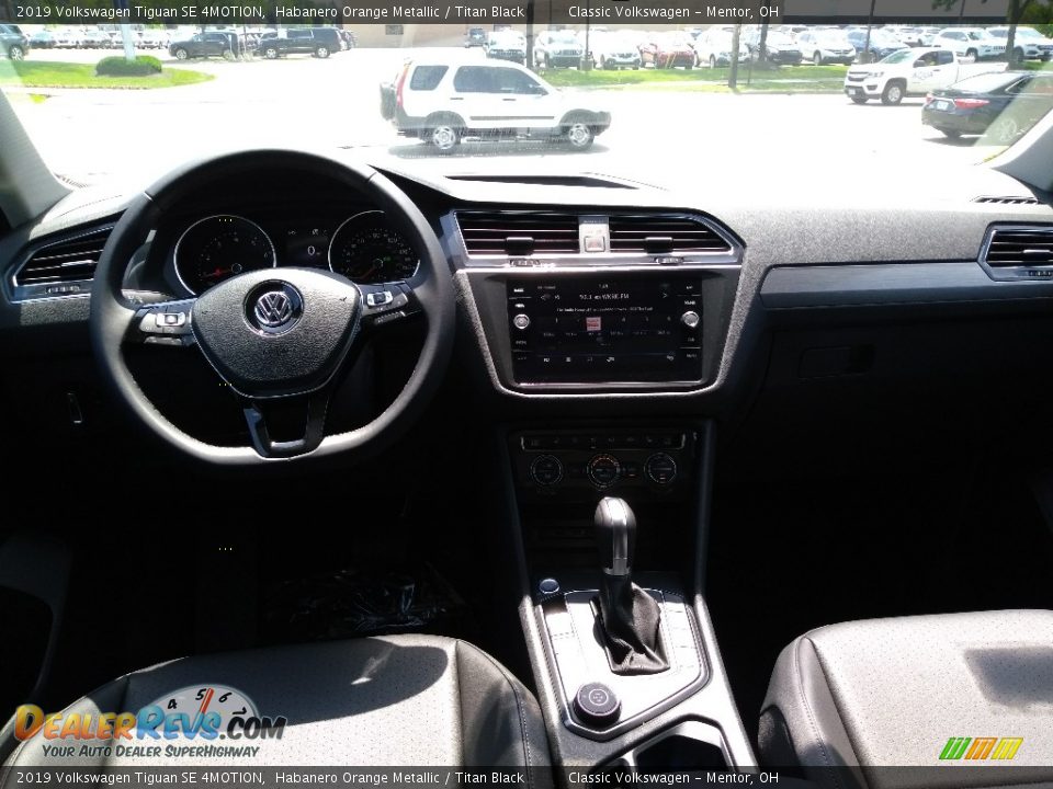 2019 Volkswagen Tiguan SE 4MOTION Habanero Orange Metallic / Titan Black Photo #4