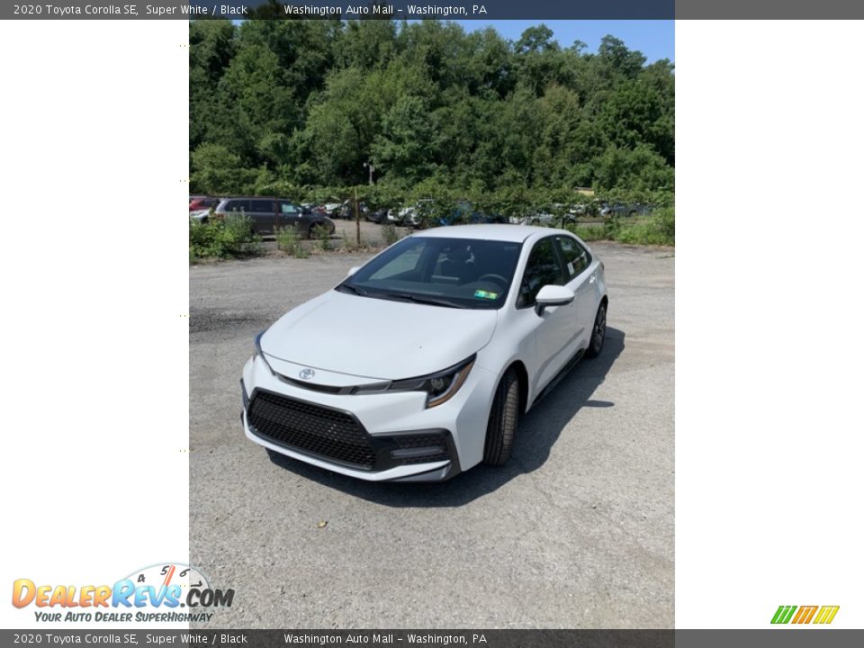 2020 Toyota Corolla SE Super White / Black Photo #4