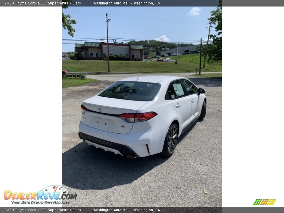 2020 Toyota Corolla SE Super White / Black Photo #7
