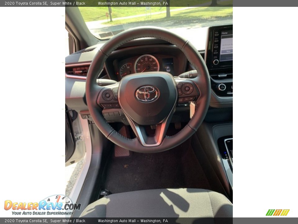 2020 Toyota Corolla SE Super White / Black Photo #12