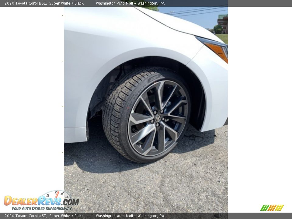 2020 Toyota Corolla SE Super White / Black Photo #35