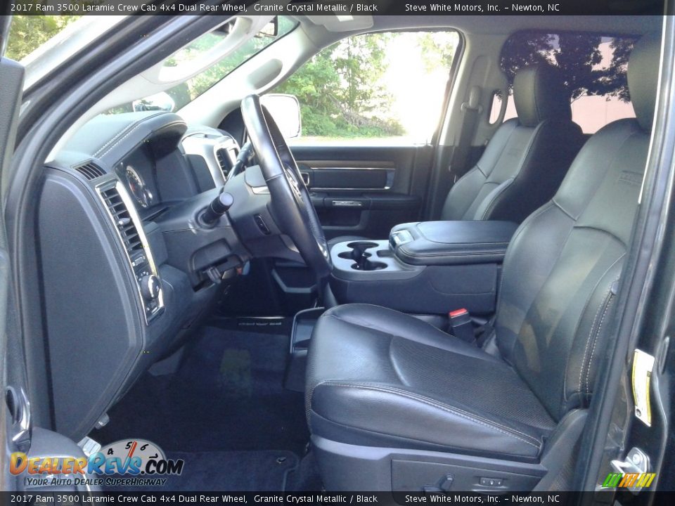 2017 Ram 3500 Laramie Crew Cab 4x4 Dual Rear Wheel Granite Crystal Metallic / Black Photo #10