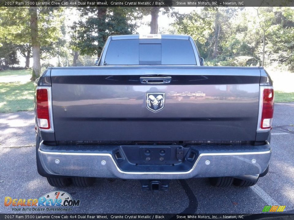 2017 Ram 3500 Laramie Crew Cab 4x4 Dual Rear Wheel Granite Crystal Metallic / Black Photo #12