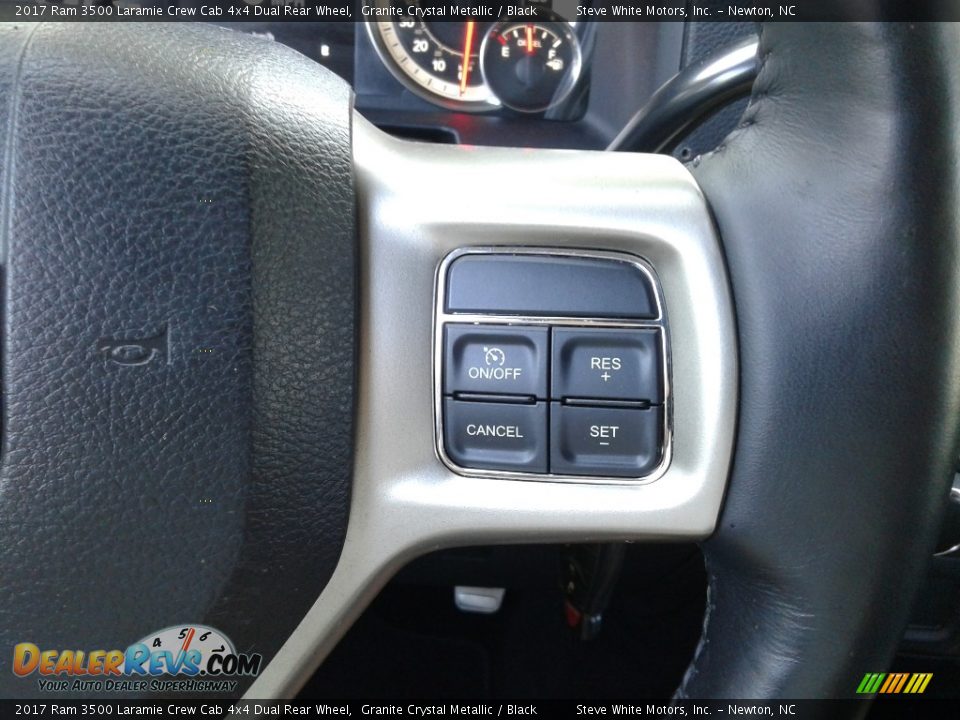 2017 Ram 3500 Laramie Crew Cab 4x4 Dual Rear Wheel Granite Crystal Metallic / Black Photo #18