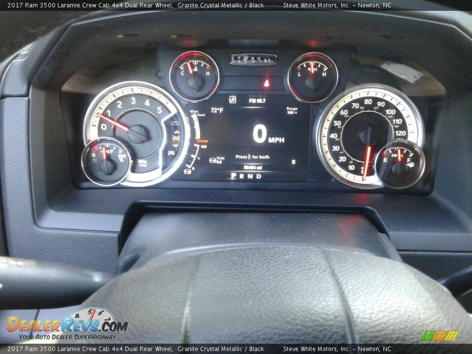 2017 Ram 3500 Laramie Crew Cab 4x4 Dual Rear Wheel Granite Crystal Metallic / Black Photo #19