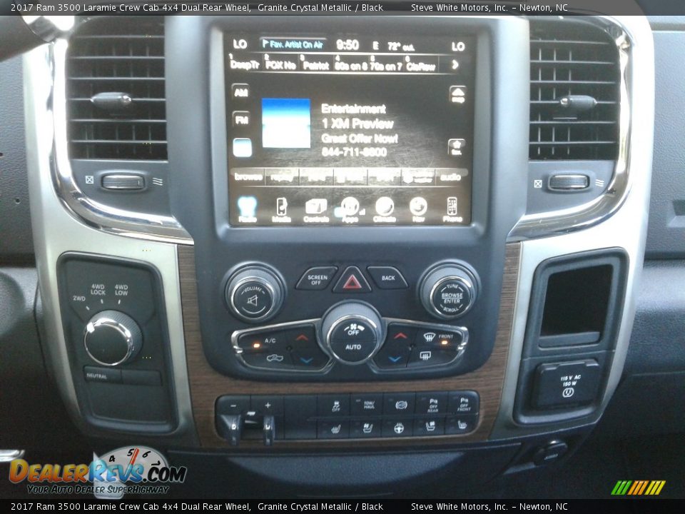 2017 Ram 3500 Laramie Crew Cab 4x4 Dual Rear Wheel Granite Crystal Metallic / Black Photo #20