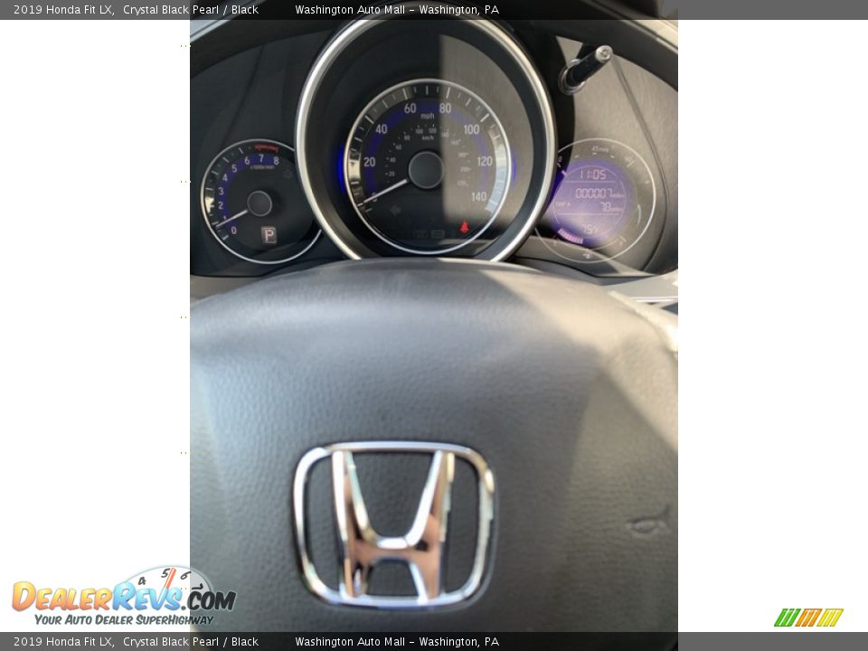 2019 Honda Fit LX Crystal Black Pearl / Black Photo #29