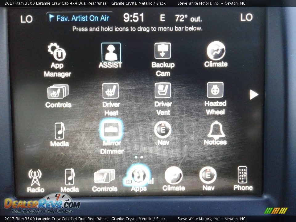 2017 Ram 3500 Laramie Crew Cab 4x4 Dual Rear Wheel Granite Crystal Metallic / Black Photo #26