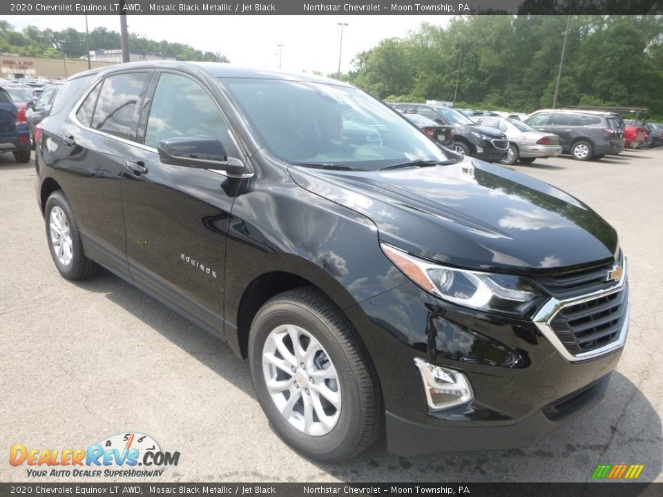 2020 Chevrolet Equinox LT AWD Mosaic Black Metallic / Jet Black Photo #7