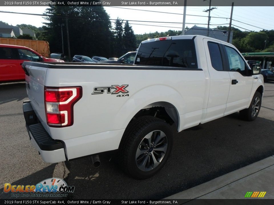 2019 Ford F150 STX SuperCab 4x4 Oxford White / Earth Gray Photo #5