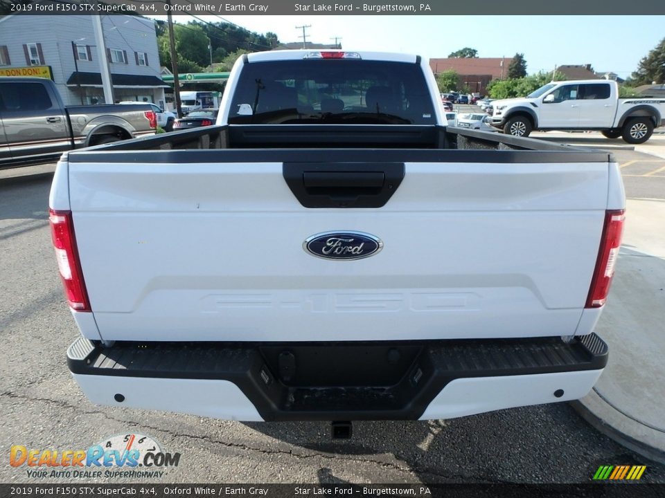 2019 Ford F150 STX SuperCab 4x4 Oxford White / Earth Gray Photo #6