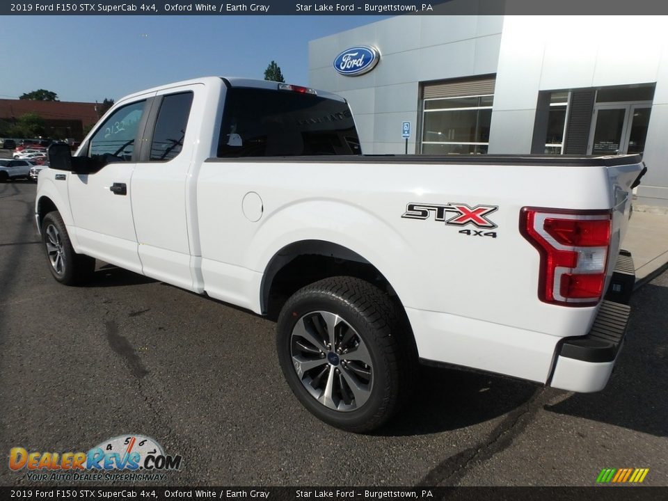 2019 Ford F150 STX SuperCab 4x4 Oxford White / Earth Gray Photo #7