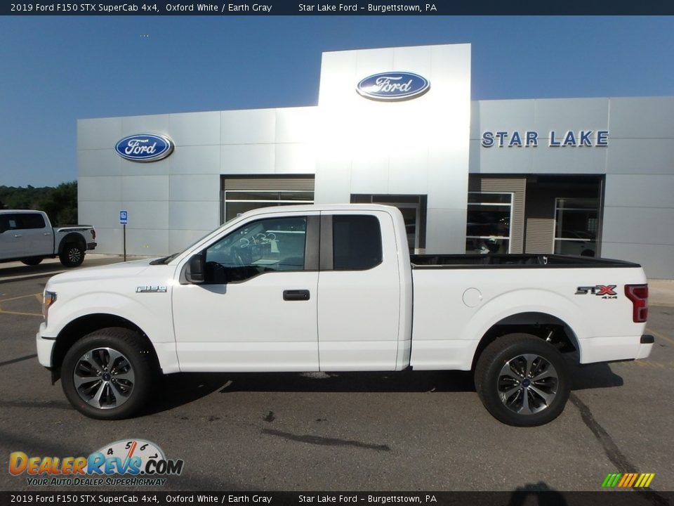 2019 Ford F150 STX SuperCab 4x4 Oxford White / Earth Gray Photo #8