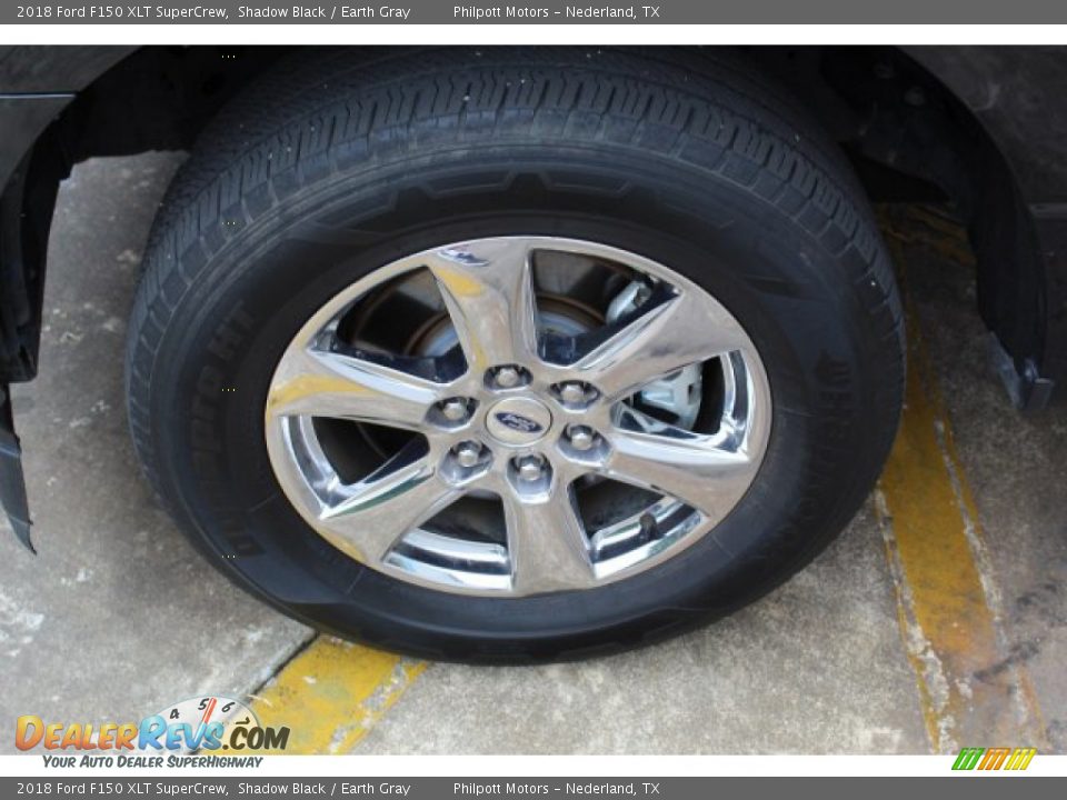 2018 Ford F150 XLT SuperCrew Shadow Black / Earth Gray Photo #5