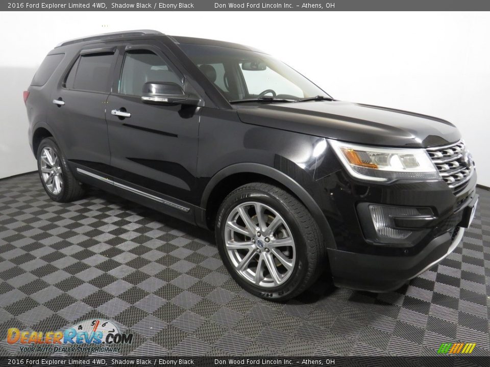 2016 Ford Explorer Limited 4WD Shadow Black / Ebony Black Photo #3