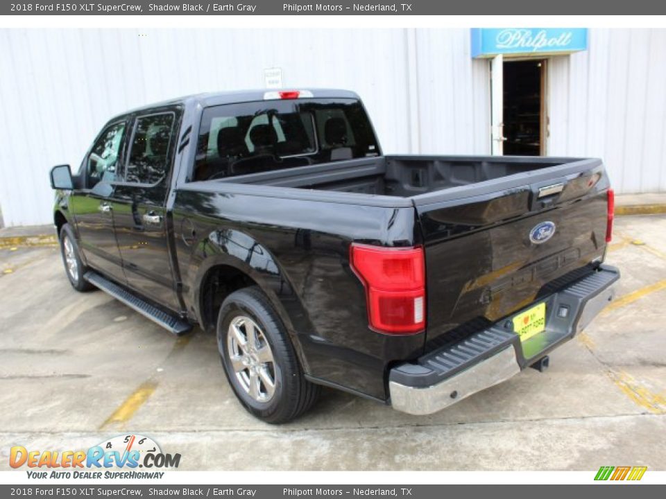 2018 Ford F150 XLT SuperCrew Shadow Black / Earth Gray Photo #9