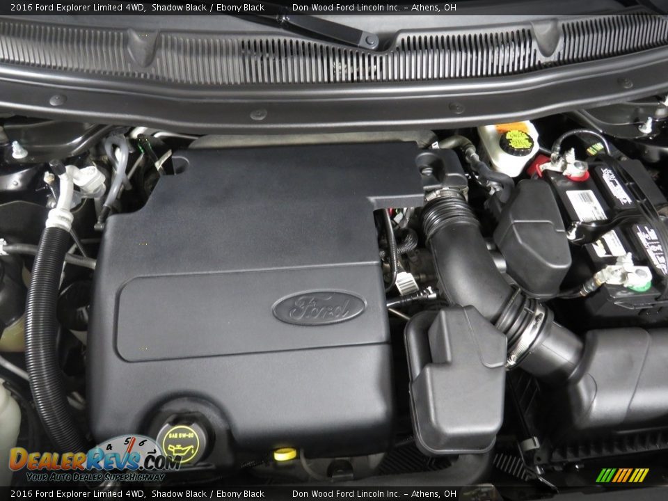 2016 Ford Explorer Limited 4WD Shadow Black / Ebony Black Photo #7