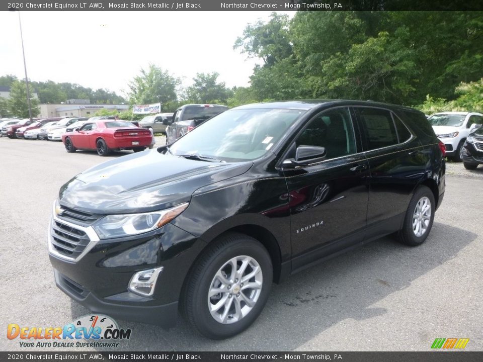 2020 Chevrolet Equinox LT AWD Mosaic Black Metallic / Jet Black Photo #1