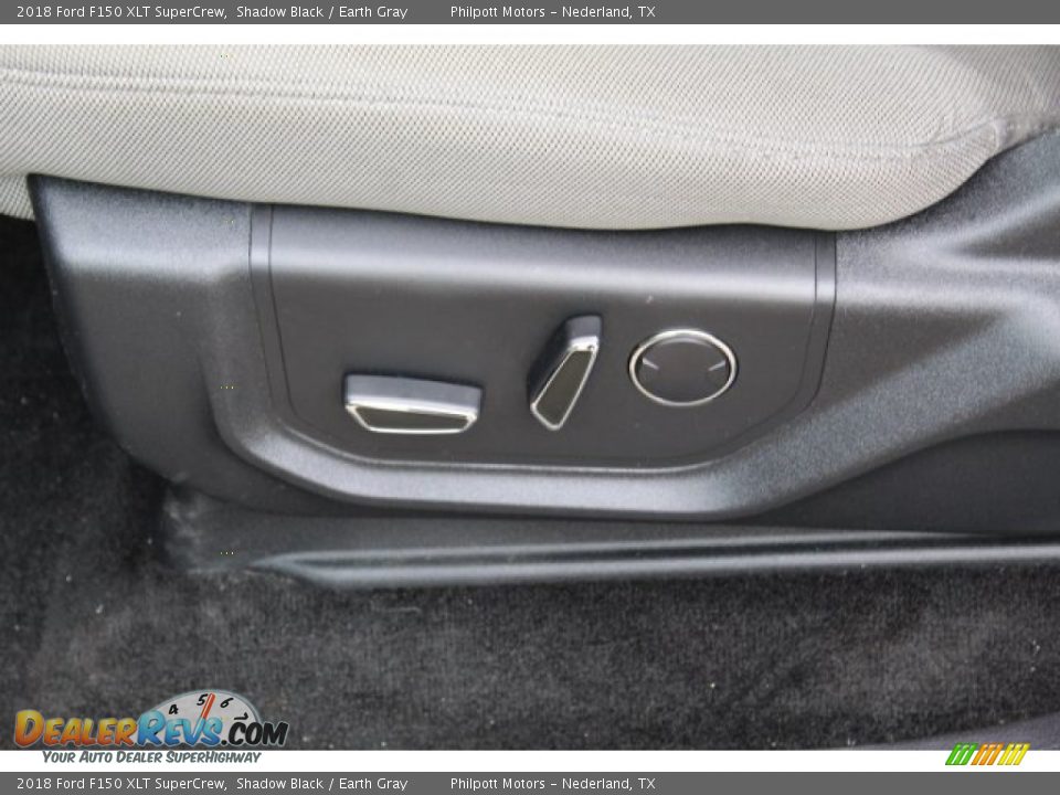 2018 Ford F150 XLT SuperCrew Shadow Black / Earth Gray Photo #12